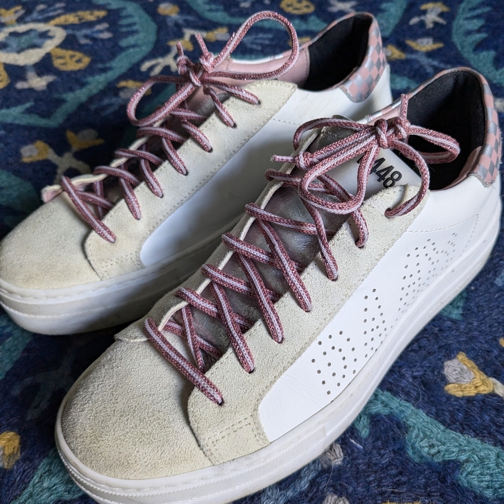 P448 Platform Sneakers Made in Italy 38
